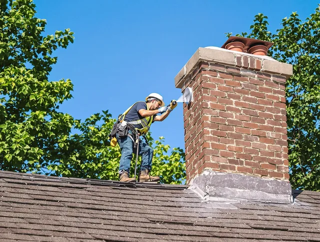 Winthrop Chimney Sweep performing an inspection with advanced tools in Winthrop, MA