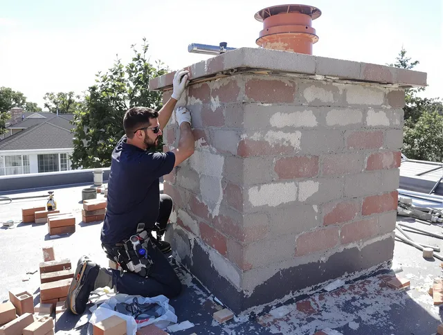 Advanced chimney repair process by Winthrop Chimney Sweep in Winthrop, MA