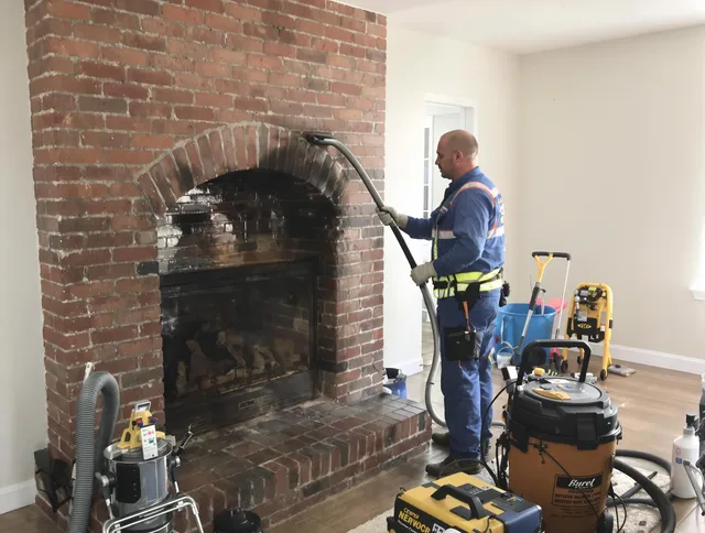 Winthrop Chimney Sweep expert performing detailed chimney sweep in Winthrop, MA