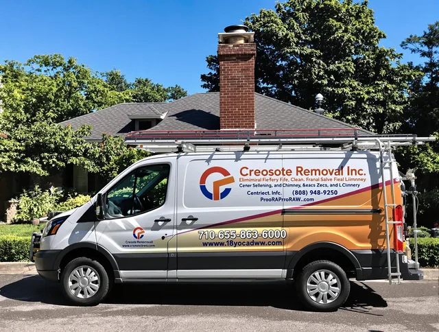 Winthrop Chimney Sweep technician removing creosote safely in Winthrop, MA